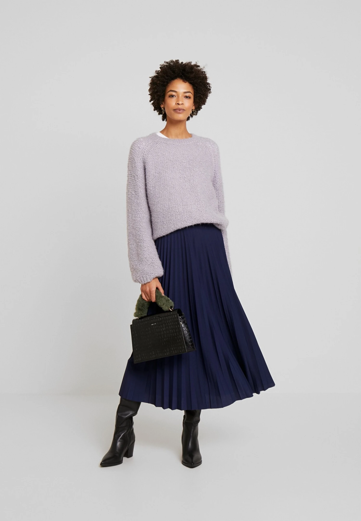 Anna Field Plisse A-Line Midi Skirt - A-Lijn Rok - Maritime Blue 2 Anna Field Plisse A-Line Midi Skirt - A-Lijn Rok - Maritime Blue - Afbeelding 2