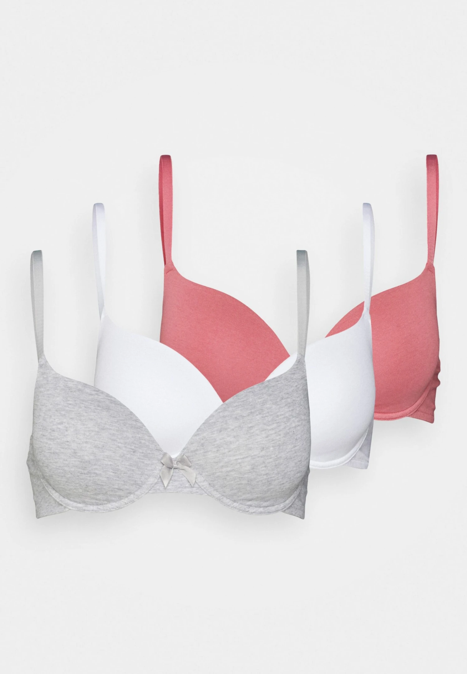 Anna Field Sunlight 3Pack Tshirt Bra - T-Shirt Bh - Pink/Grey/White 6 Anna Field Sunlight 3Pack Tshirt Bra - T-Shirt Bh - Pink/Grey/White - Afbeelding 6