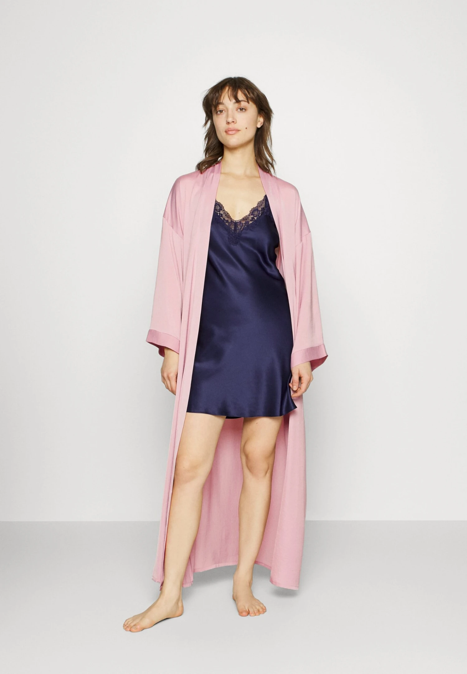 Anna Field Bridal Dressing Gown - Badjas - Pink 2 Anna Field Bridal Dressing Gown - Badjas - Pink - Afbeelding 2