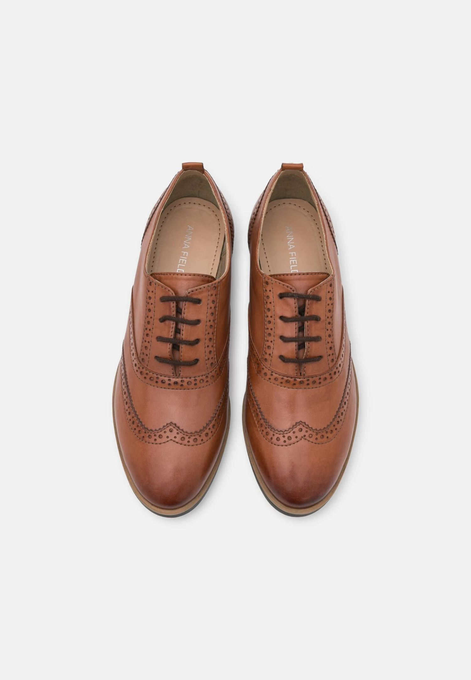 Anna Field Leather- Veterschoenen - Cognac 6 Anna Field Leather- Veterschoenen - Cognac - Afbeelding 6