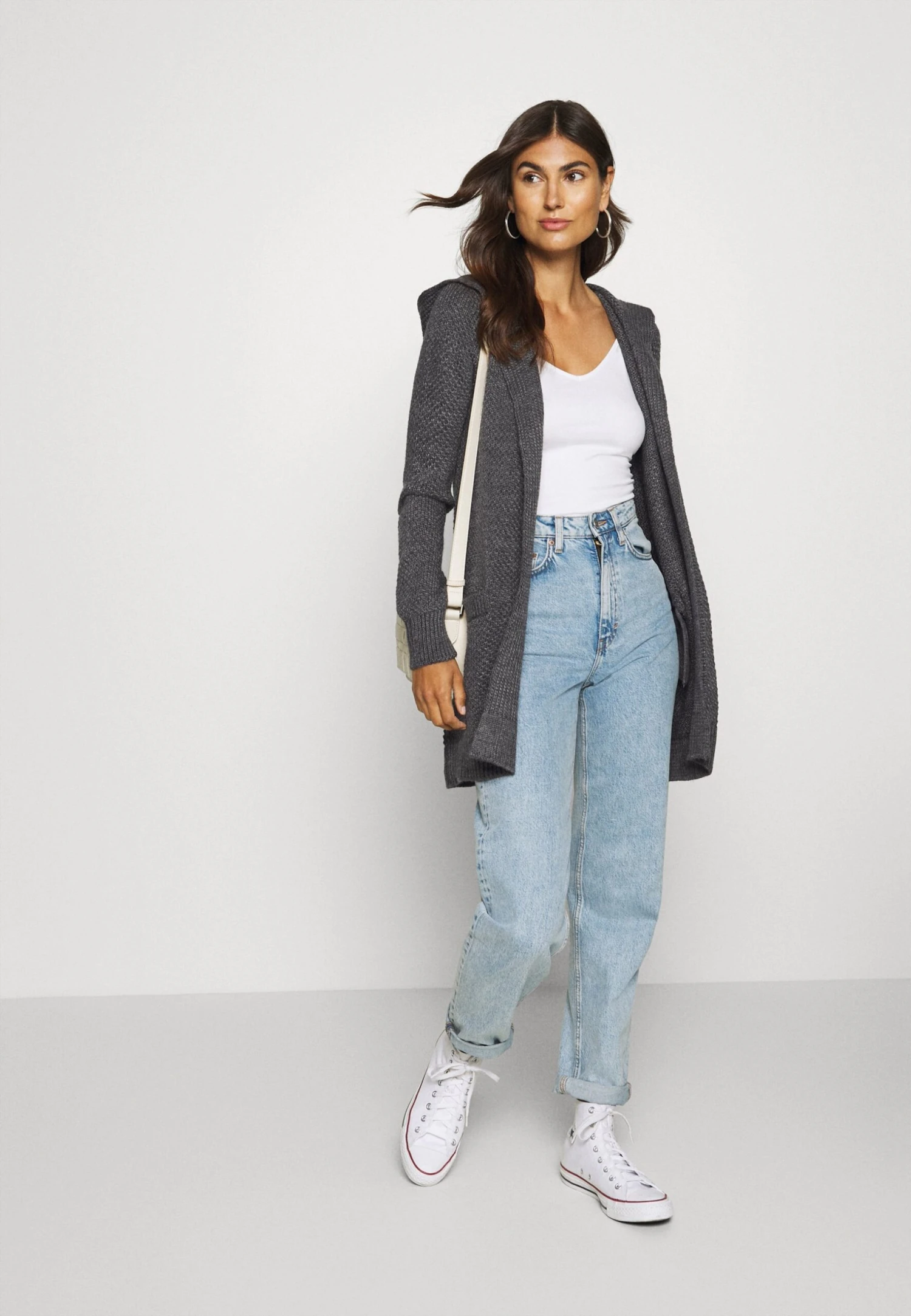 Anna Field Vest - Dark Grey Melange 2 Anna Field Vest - Dark Grey Melange - Afbeelding 2