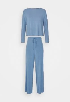 Anna Field Wide Leg - Pyjama - Blue 10 Anna Field Wide Leg - Pyjama - Blue -Anna Field 73662d12d3de4a2d8216175c6b3ae005