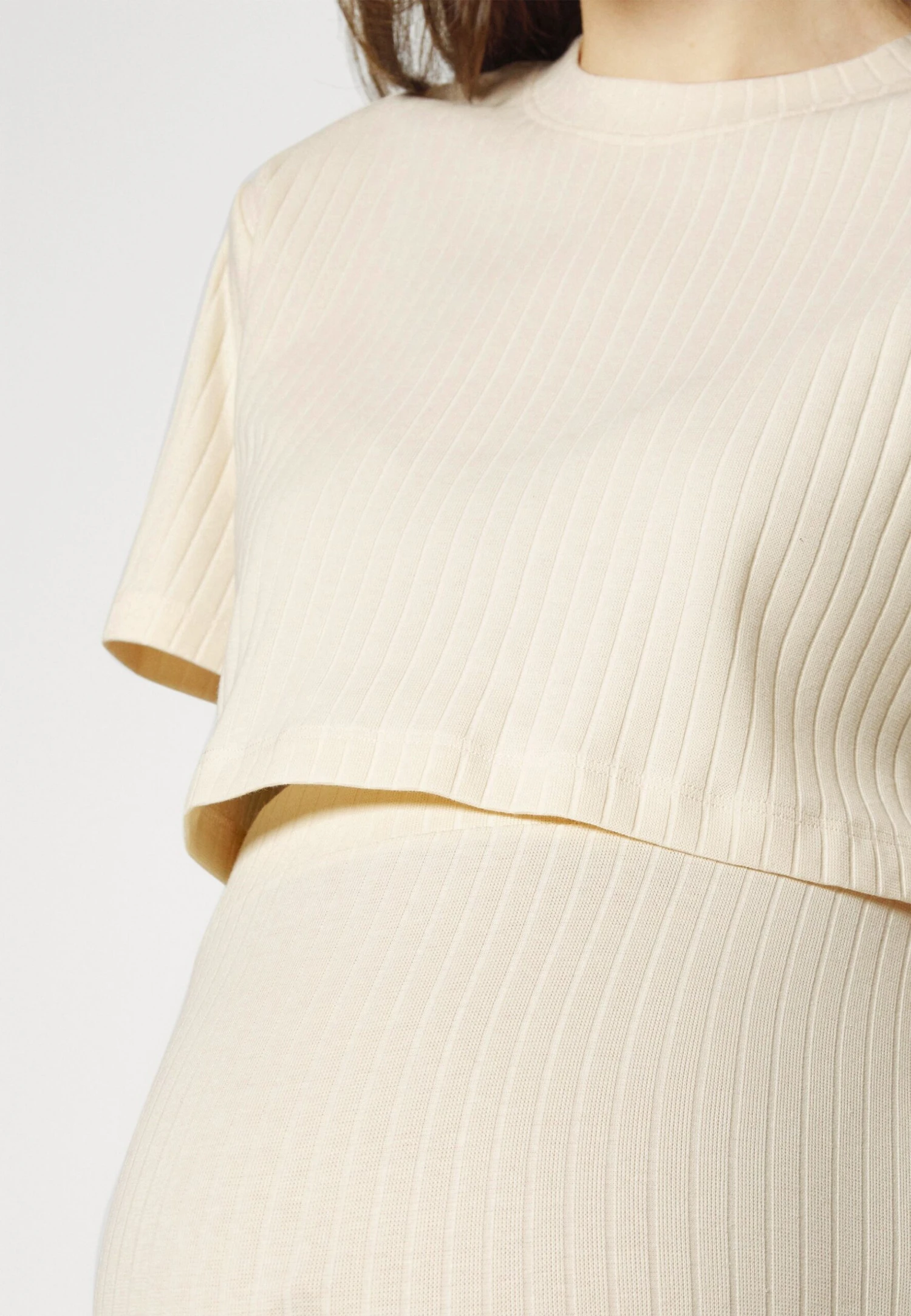 Top Skirt Set - Kokerrok - 003 - Off-White 6 Top Skirt Set - Kokerrok - 003 - Off-White - Afbeelding 6