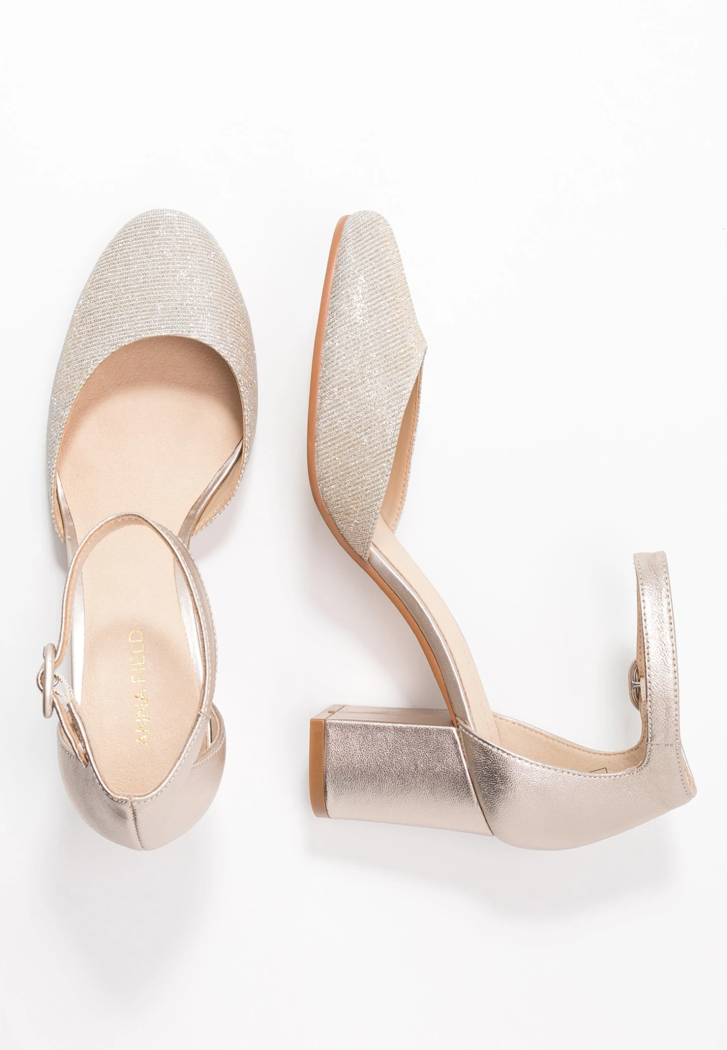Anna Field Leather - Klassieke Pumps - Champagne 4 Anna Field Leather - Klassieke Pumps - Champagne - Afbeelding 4