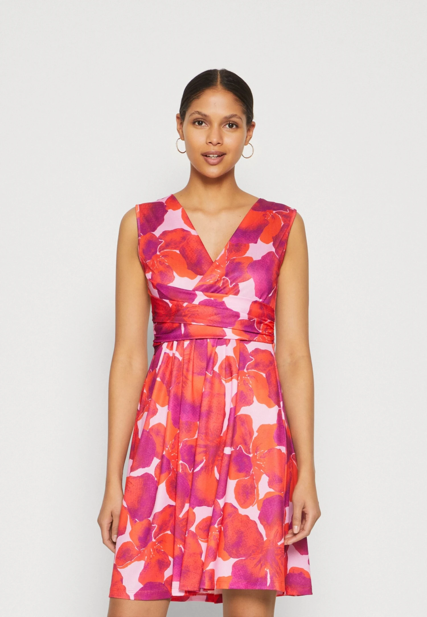 Anna Field Jerseyjurk - Red/Pink 3 Anna Field Jerseyjurk - Red/Pink - Afbeelding 3