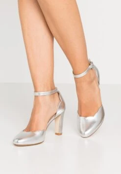 Anna Field 5 Anna Field Leather Pumps - Hoge Hakken - Silver