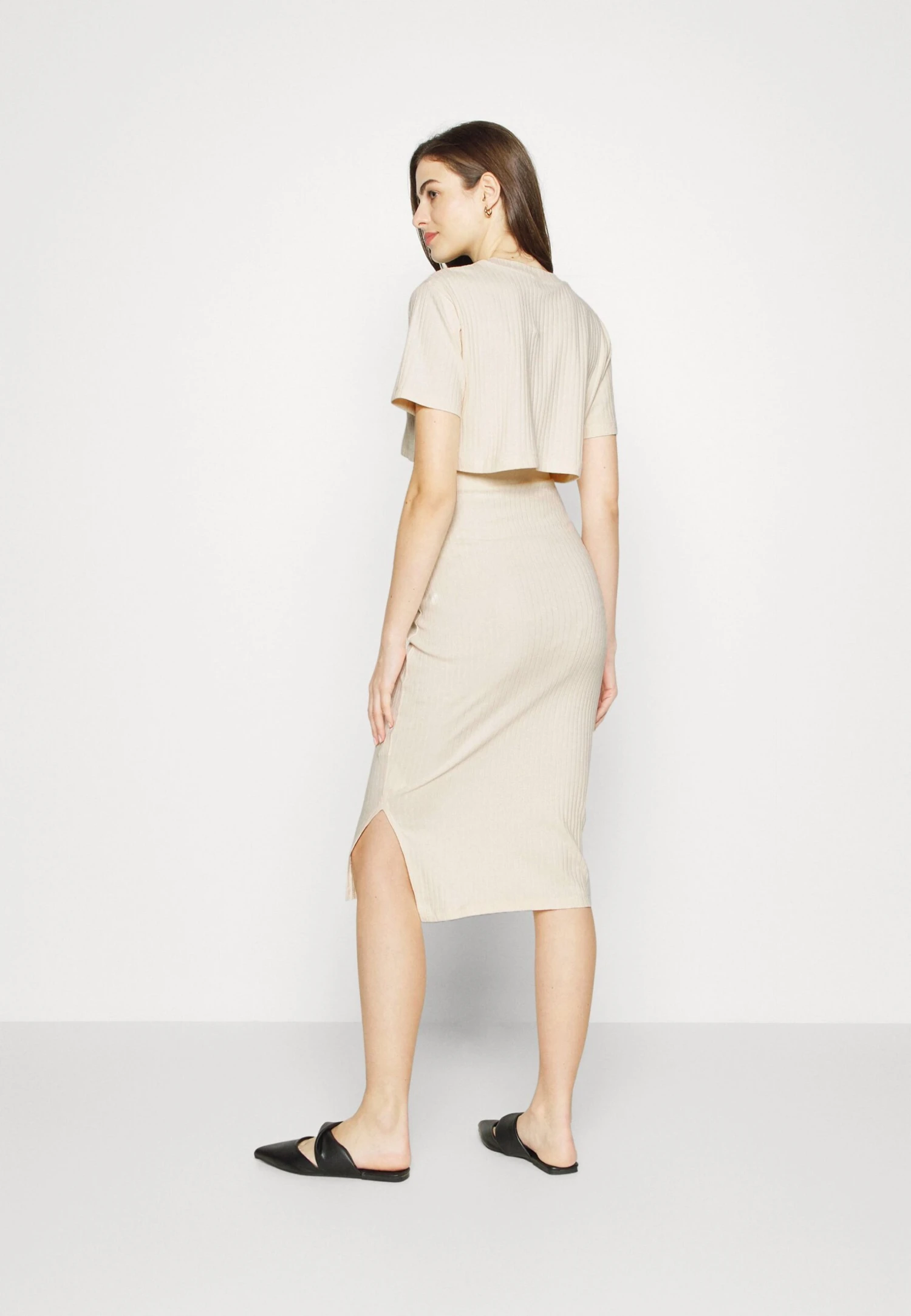 Top Skirt Set - Kokerrok - 003 - Off-White 3 Top Skirt Set - Kokerrok - 003 - Off-White - Afbeelding 3