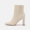 Anna Field Enkellaarsjes Met Hoge Hak - Beige