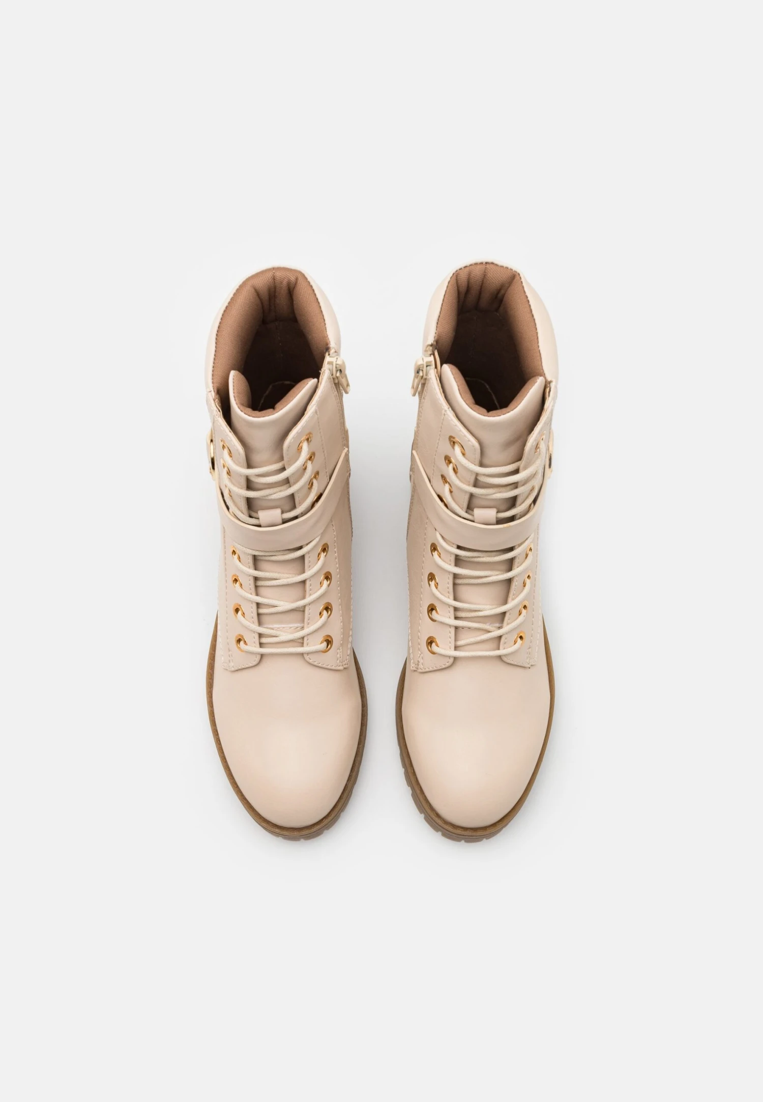 Anna Field Veterboots - Beige 6 Anna Field Veterboots - Beige - Afbeelding 6