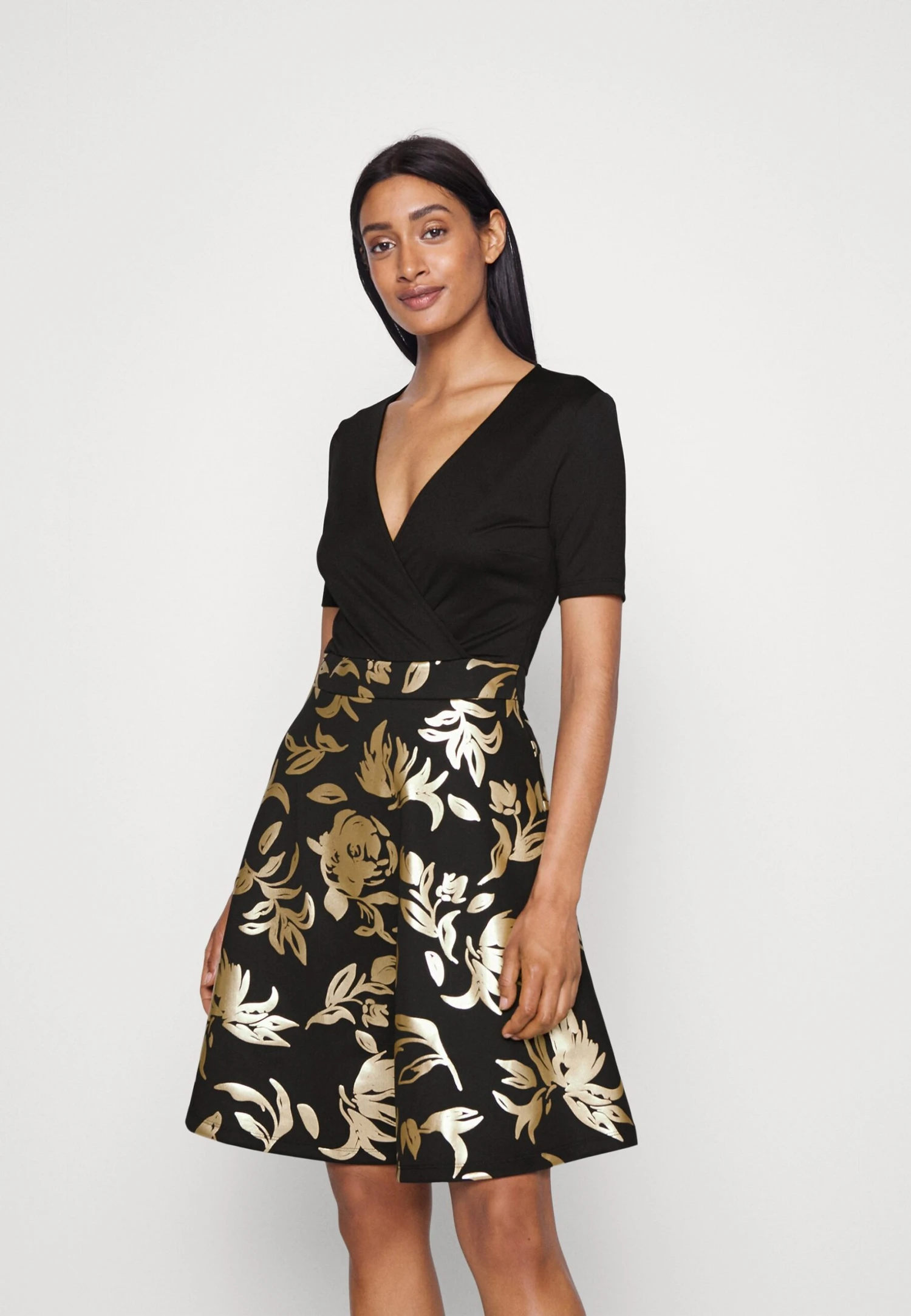 Anna Field Cocktailjurk - Black/Gold 1 Anna Field Cocktailjurk - Black/Gold
